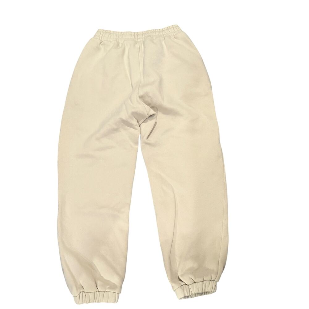 Comfrt Oversize Signature Hoodie Sweatpant Set Bone Cream Medium Unisex Lounge - Picture 5 of 13